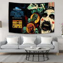 GobekUsa Horror Movie Tapestry Halloween Curtains - Psychedelic Home Decoration Wall Canvas