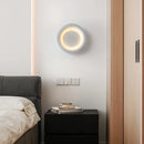 GobekUsa Gypsum White LED Full Moon Star Wall Lamp for Bedroom Decor