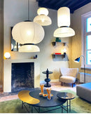 GobekUsa Handmade White Paper Chandelier for Home and Restaurant