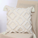 GobekUsa Geometric Chenille Embroidered Pillow Covers Boho Moroccan Style Decor