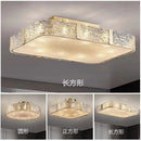 GobekUsa Gold Glass Ceiling Chandelier LED Suspension Luminaire for Home Decor