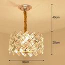GobekUsa Crystal LED Ceiling Chandelier for Home Decor
