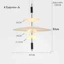 GobekUsa LED Acrylic Ceiling Pendant Lamp for Modern Home Decor Lighting