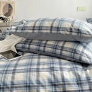 GobekUsa Japanese Style Cotton Printed 4Pcs Bedding Set with Double-Sided Design
