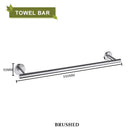GobekUsa Brushed Gold Bathroom Accessories Set Hand Towel Bar Rack Toilet Paper Holder