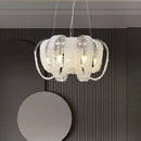GobekUsa Crystal Chandelier: Luxury Living Room and Bedroom Pendant Light Fixture