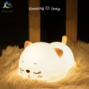 GobekUsa Cat Silicone LED Night Light with Remote Control