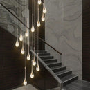 GobekUsa Crystal Bubble Chandelier: Modern Luxury Lighting for Home, Dining, Bedroom & Stairwell