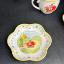GobekUsa Easter Tulip Dinnerware Set & Serving Pieces for Home Kitchen.