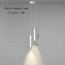 GobekUsa Black Pendant Lamps: Modern Bedroom Lighting with Long Cable