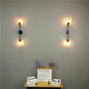 GobekUsa LED Wall Lamp: Modern Two Arm E27 Bedroom Lighting for Bedside, Bathroom Mirror, Vanity.