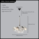 GobekUsa Glass Balls Ceiling Pendant Lights Minimalist Living Room Chandelier Shop Bar Decor