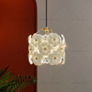 GobekUsa French Light Luxury Bedroom Chandelier Cream Style Romantic Garden Decor