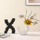 GobekUsa Geometric Ceramic Flower Vase for Stylish Home Decor & Flower Arrangement