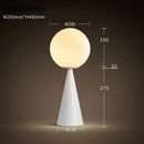 GobekUsa Gold Glass Ball Table Lamp LED Desk Lighting Modern Home Decor for Bedroom Living Room