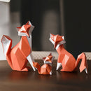 GobekUsa Fox Figurine Resin Art Sculpture for Modern Home Decor and Gifts