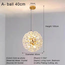 GobekUsa Crystal LED Ceiling Pendant Chandelier for Home Decoration and Lighting