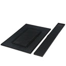 GobekUsa Coffee Bar Cup Mat: PVC Rubber, Anti-slip, Heat Resistant, Durable Drain Mats