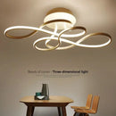 GobekUsa LED Chandelier Modern Ceiling Lamp for Living Dining Bedroom Home Lighting