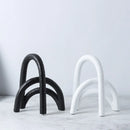 GobekUsa Abstract Resin Geometry Arch Decor Figurine Craft for Home Decor