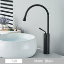 GobekUsa Gold Tall Basin Faucet, 360 Swivel Waterfall Mixer for Bathroom Washbasin
