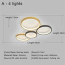 GobekUsa LED Ceiling Chandelier Remote Control Living Room Bedroom Kitchen Lamp White