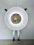 GobekUsa Donut LED Pendant Light - Modern Minimalist Round Lamp for Bedroom Decor