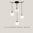 GobekUsa Art Glass Ball Molecule Chandelier for Living Room, Children's Room, Study & Home Decor