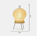 GobekUsa Japanese Rice Paper Floor Lamp Modern Wabi Sabi Lantern Light