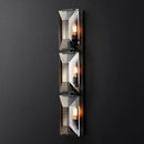 GobekUsa Crystal LED Wall Sconces - Retro Style Bedroom Living Room Wall Lamp