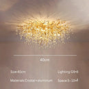 GobekUsa Crystal Branch Chandelier | Indoor Luxury Gloss Light for Living & Dining Room