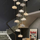 Modern Crystal Multi-Light Pendant Chandelier