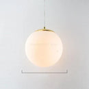 GobekUsa Glass Ball Pendant Lights - Nordic Minimalist Chandelier for Living Room & Bedroom
