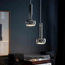 GobekUsa Gold Chrome Pendant Light Adjustable Wire E27 Bulb Dining Room Sofa Lamp