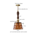 GobekUsa Green Glass LED Pendant Lights - Nordic Minimalist Style for Bedroom, Living Room