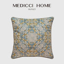 GobekUsa Camellia Floral Velvet Cushion Cover for Sofa Couch Bed - Luxe European Style