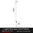 GobekUsa LED Chandeliers Modern Staircase Ceiling Pendant Lighting Luxury Living Room Decor