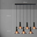 GobekUsa Industrial Cement Metal Pendant Light for Home & Dining, LED Hanging Lamp
