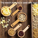 GobekUsa Beech Wood Tablespoon Coffee Scoop for Beans, Powder, Spices