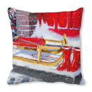 GobekUsa Christmas Short Plush Pillowcase 45x45cm Home Decor