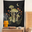 GobekUsa Botanical Mushroom Moom Tapestry Wall Hanging for Boho Living Room Decor