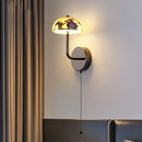 GobekUsa Carbon Steel LED Wall Lamp Reading Bedside Cafe Luxury Stone Nordic Modern Mirror Light