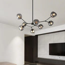 GobekUsa Gray Lava Glass Chandelier LED Pendant Light Modern Nordic Design