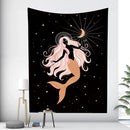 GobekUsa Boho Girl Tapestry: Hippie Yoga Mat, Sofa Blanket, Home Decor Art