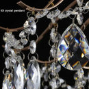 GobekUsa Crystal LED Chandelier Ceiling Lamp Modern Living Room Bedroom Light