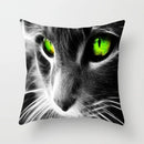 GobekUsa Cat Printed Pillowcase Modern Living Room Sofa Cushion Cover Home Decor