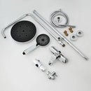 GobekUsa 8 Inch Stainless Steel Rainfall Shower Set in Chrome Finish