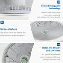 GobekUsa Invisible Blade LED Ceiling Fan Light, Modern Decor for Living Room & Bedroom.