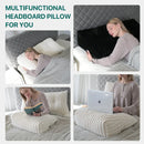 GobekUsa Headboard Wedge Pillow - Triangular Bed Rest Support & Reading Bolster