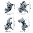 GobekUsa Dino Garden Sculpture - Fun Dinosaur Decor for Yard, Wall & Windows